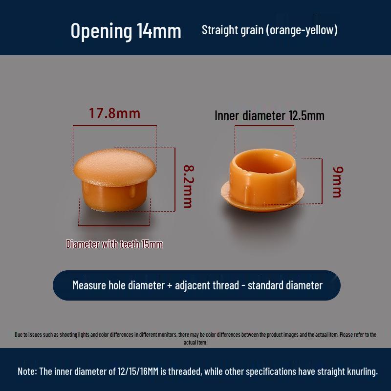 Универсальная круглая декоративная пластиковая заглушка для мебельных петель и отверстий под винты