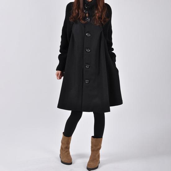 Женское шерстяное пальто Yousheng, водолазка, приталенное пальто, однобортное длинное пальто для работы на открытом воздухе, вечеринки