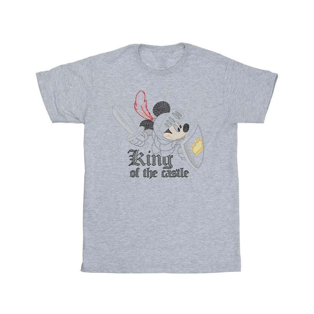 Disney Mens Mickey Mouse King Of The Castle T-Shirt