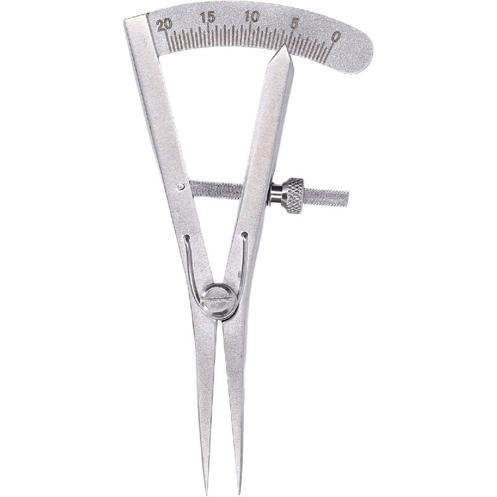 Разметочный циркуль, металлический компас многоцелевой высокоточный регулируемый для проектов по обрезке кожи(Разметочный циркуль с винтовым фиксатором)