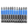 12pcs PZ1 PZ2 PH1 PH2 Magnetic Screwdriver Bits Non Slip Steel Screw Driver Bit