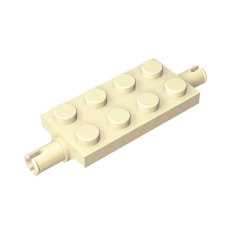 50 шт. Детали MOC 30157 Пластина модифицированная 2x4 с штырьками Совместимые DIY Сборка Строительные блоки Частицы Детская головоломка Мозговая игрушка Подарок