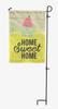 Printtoo Tan Home Sweet Home Garden Summer 12.5""x18"" Двусторонние флаги Флаг для кемпинга