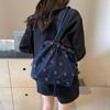 Women's Crossbody Bag Cherry Embroidery Shoulder Bag Commuter Small Tote Bag