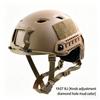 Fast Tactical Helmet, ABS Shell, Adjustable Suspension, 55-60cm Head Circumference, for CS Airsoft, Outdoor Training, Paintball & Cycling