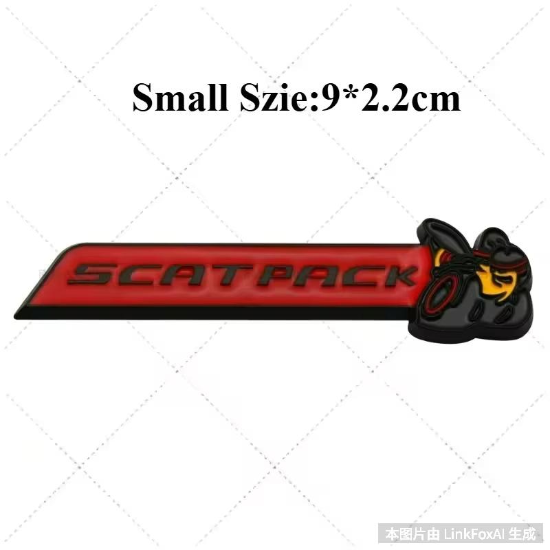 Metal 3D Car Sticker SCATPACK 6.4L Bee Body Decoration Scratch Cover DIY decoration car Accessories