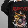 Demon Slayer Sweatshirt Tanjiro Sweater KNY Zenitsu Inosuke Nezuko Unisex Pull