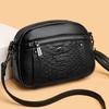 Leather Women'S Trendy Fashion Shoulder Messenger Bag High-End First-Layer Cowhide Bag
