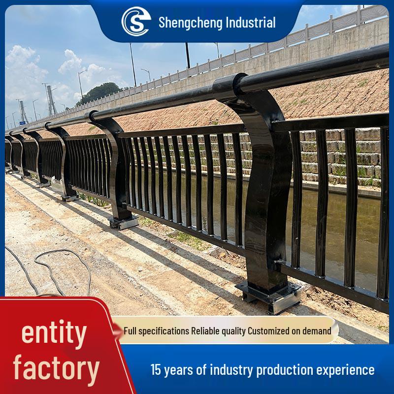 River Channel Bridge & Scenic Area Guardrail - Composite Pipe Embankment & Pedestrian Protection