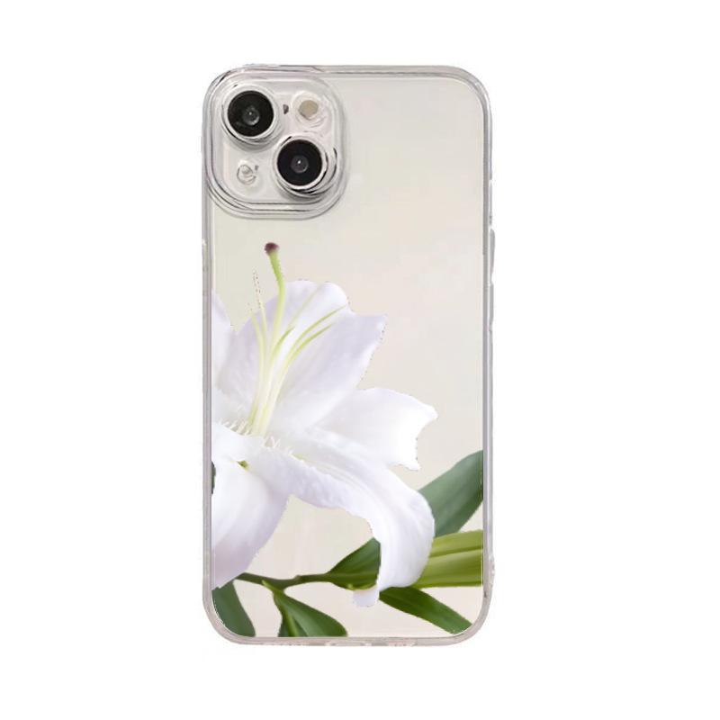Чехол для мобильного телефона Lily подходит для iphone12 простой маленький свежий прозрачный чехол Apple 17promax всесторонний противоударный.
