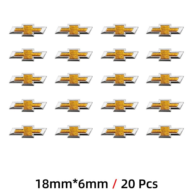 18 мм 22 мм Алюминиевая наклейка-эмблема на брелок автомобиля Автоаксессуары Для Chevrolet Colorado Cruze Spark Captiva Malibu Aveo