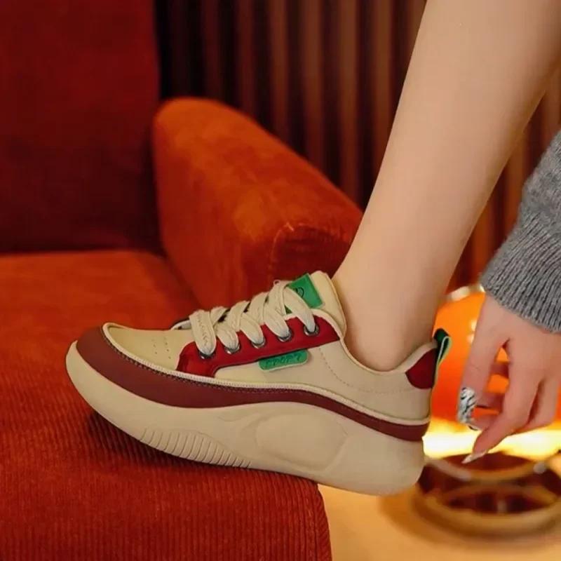 Autumn Women Sneakers Casual Sports Running Shoes Spring 2025 New Comfort Flats Vulcanized Shoes Woman Footwear Tenis De Mujer