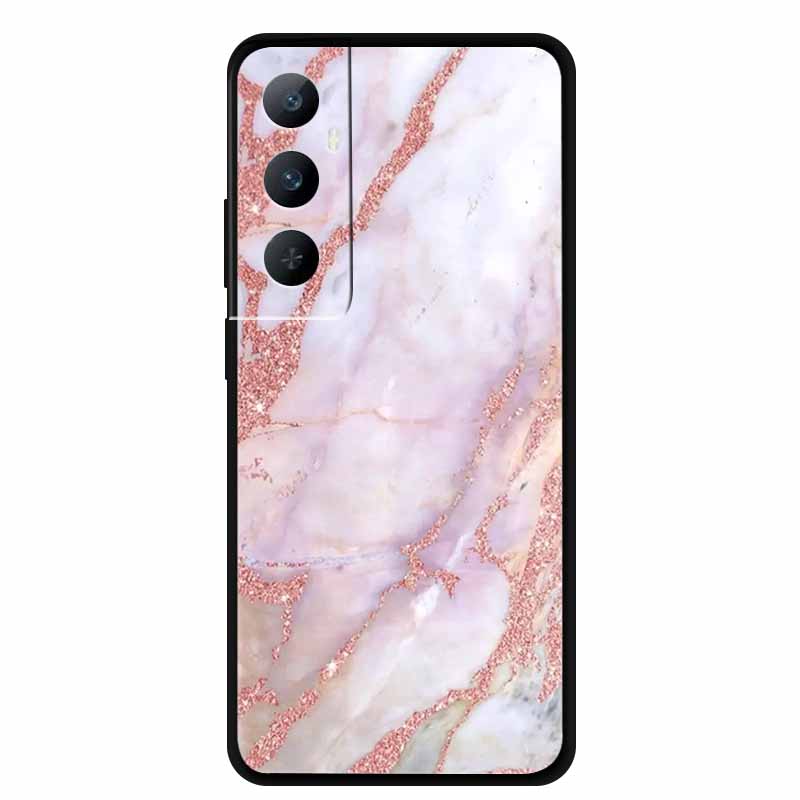 Чехол для Realme C65 4G Global C 65 с мраморным узором, задняя крышка, мягкий силиконовый протектор-щит TPU, Funda для RealmeC65 Capa