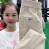 Women's Pants Seasonal Solid Color Casual Pants
