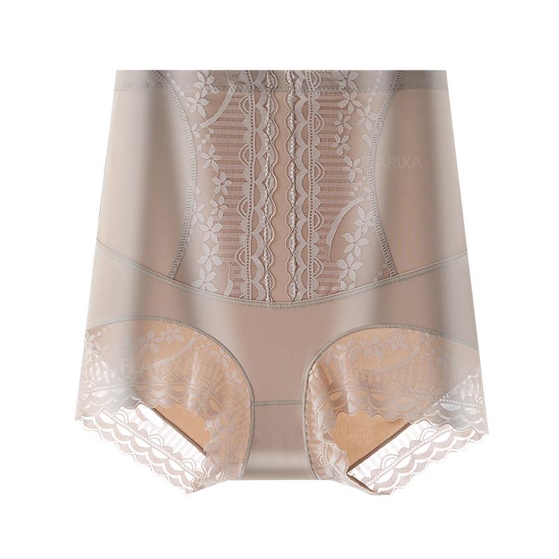 Summer Ice Silk Panties for Women's High Waist Shaping Panties Postpartum Tummy Control Hip Lift Panty Body Shaper Pants