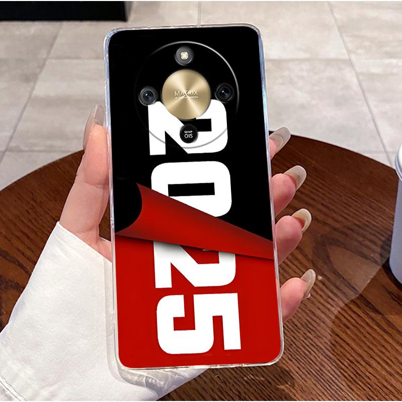 Чехол для Honor X9d 2025 Прозрачный Роскошный Милый Заяц с Сердечком Забавный Мягкий Силиконовый TPU Чехол для Телефона Для Honor X9d 5G Прозрачная Задняя Крышка