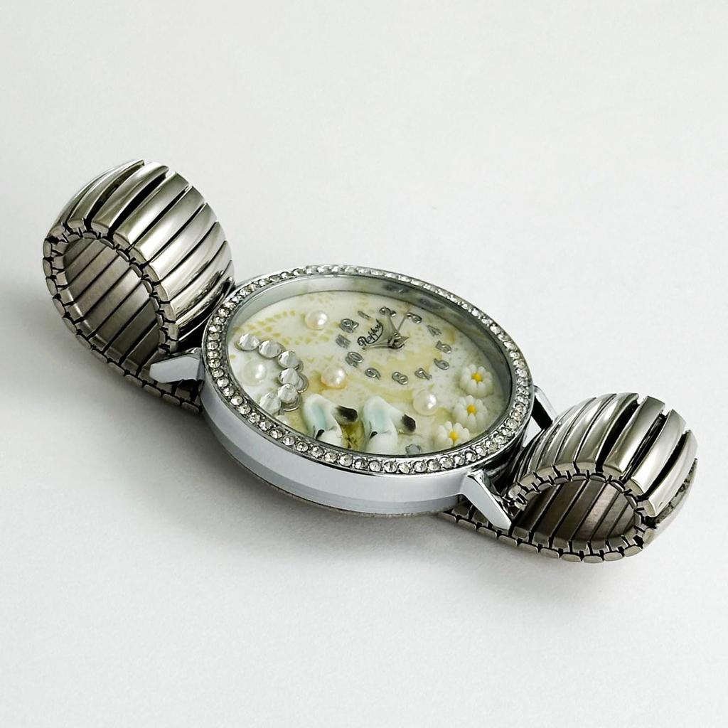 Wristwatch Rapport Fancy Bellows Watch 167001 Silver [Takeuchi Shoji] Women's