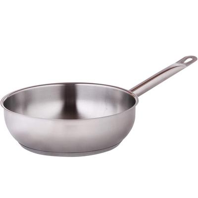 KIPROSTAR Коммерческая коническая сковорода для жарки во фритюре из нержавеющей стали, трехслойная, посудомоечная машина IH KIPROSTAR, 24 см, сковорода, сковорода, кастрюля для жарки, структура,