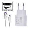 Fast Charger EU Plug Quick Charge for Samsung S7 Edge S8 S9 Plus Note 8 9 A8  J4 J6  Plus Prime J2 Core Type-C Usb Cable