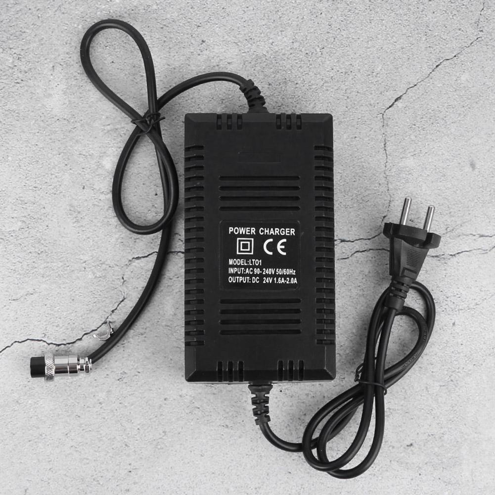 KF‑PO114 Elderly Electric Scooter 24V Charger Plastic Black High Efficiency