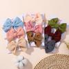 3 шт. Повязки на голову с бантами для маленькой девочки, хлопковая повязка для волос для новорожденных, аксессуар, детская повязка для волос, уличная, для малышей, детская повязка на голову, аксессуары для волос