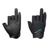 SHIMANO 01 Basic Warm Size M Gloves, 3-Piece Cut, Black, (GL-070Y)