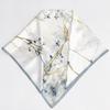 90 Silk Large Scarf for Women - Spring Autumn Fashion 100% Mulberry Silk Printed Satin Scarf