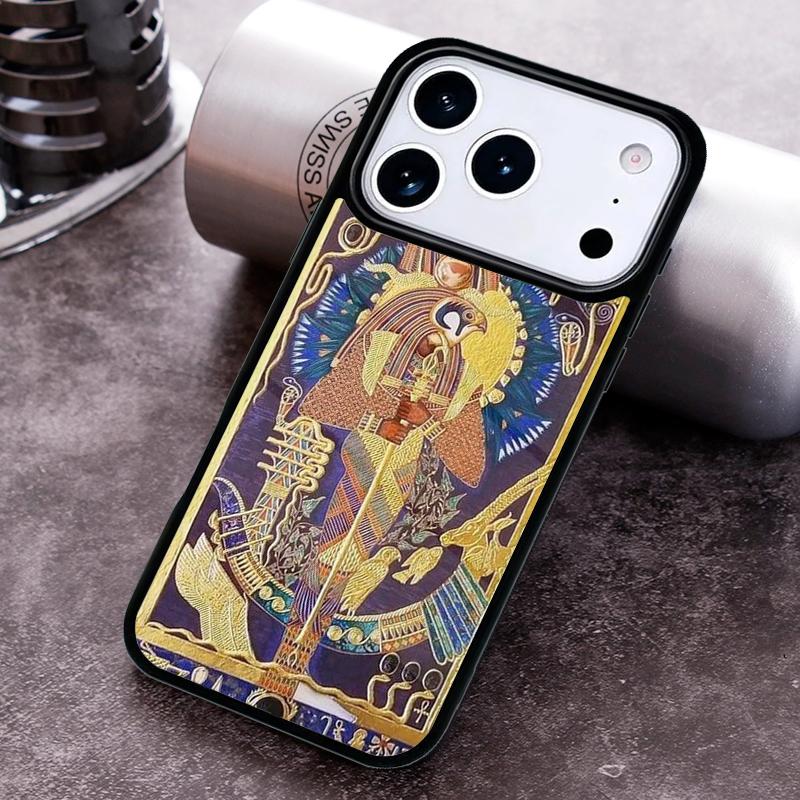 Чехол для телефона с принтом «Египетская фреска» для iPhone 17 16 15 14 13 12 11 Pro Max Plus 17Air Мягкий силиконовый чехол