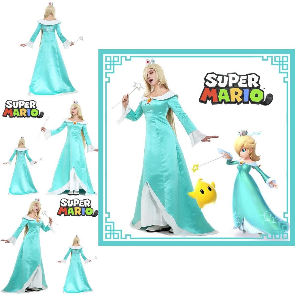 Elegant Rosalina Princess Dress Cosplay Costume For Women