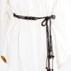 Ethnic Style Hand-woven Belt for Women's Skirt for Women Retro Tassel Thin Waist Chain Dress Waist-hugging Personality Accessories