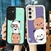 Чехол для телефона для Samsung Galaxy A17 A16 A15 A14 A13 Bubu Dudu Мультяшный Милый A56 A36 A26 A55 A35 A25 A54 A34 A24 A53 A33 A23 A07 A06