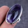 Amethyst Gemstone 925 Sterling Silver Gift Jewelry Ring Size 6