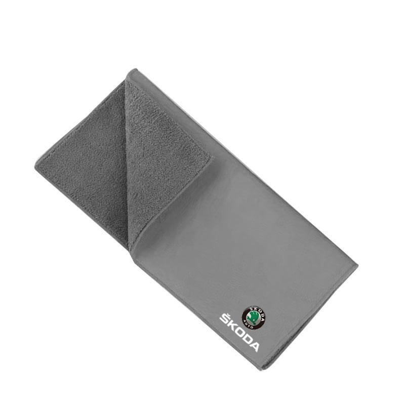 qsvbk7 Car Washing Towel Clean Cloth High Water Absorption For Skoda octavia 2 a7 a5 rapid fabia yeti superb SCALA citigo Accessories