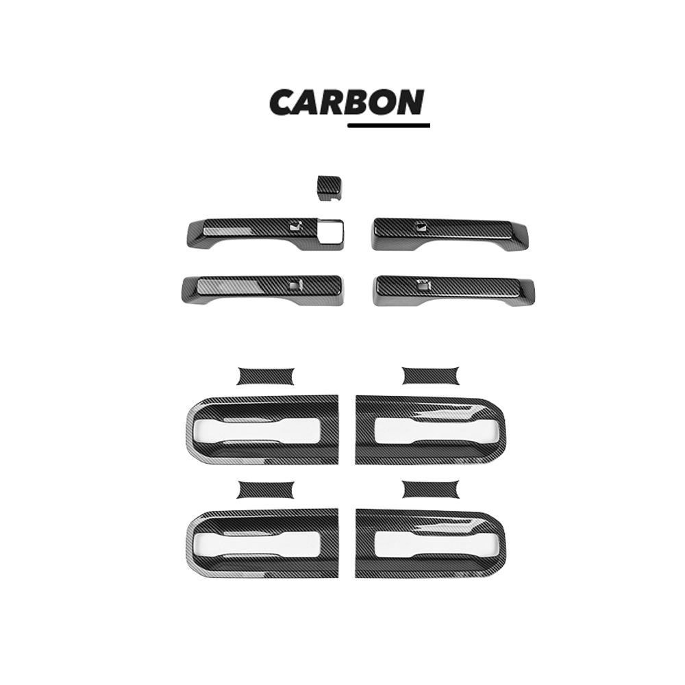 For Kia PV5 2025-2026 LHD ABS Material Exterior Door Handle &Bowl Protector Cover Trim Set Auto Exterior Styling Car Accessories