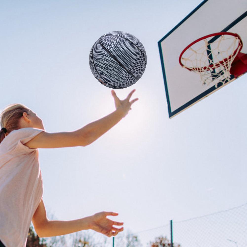 №7 Прочный светящийся взрослый баскетбольный мяч со специальным рисунком для игры в помещении и на улицеВзрослый баскетбольный мяч №7