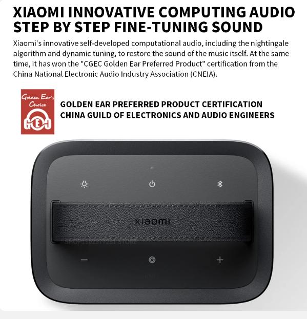 Xiaomi Уличная Bluetooth-колонка Camp 40 Вт HARMAN AudioEFX IP66 Уличный кемпинг Портативный звук 14 часов работы от аккумулятора