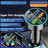 Автомобильное зарядное устройство PD QC3.0, быстрая зарядка от одного до пяти автомобильных прикуривателей, 5-портовое автомобильное зарядное устройство, быстрая зарядка с цифровым дисплеем