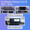 12,3-дюймовый Carplay Android Auto для Mazda 6 Atenza 3 GJ GL 2015 - 2018 Авто Радио GPS Навигация Мультимедийный Плеер НЕТ 2din DVD BT