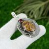 Натуральный Мариам Яшма Мозамбикский Гранат Подвеска для жены Ювелирное изделие Серебро 925 пробы