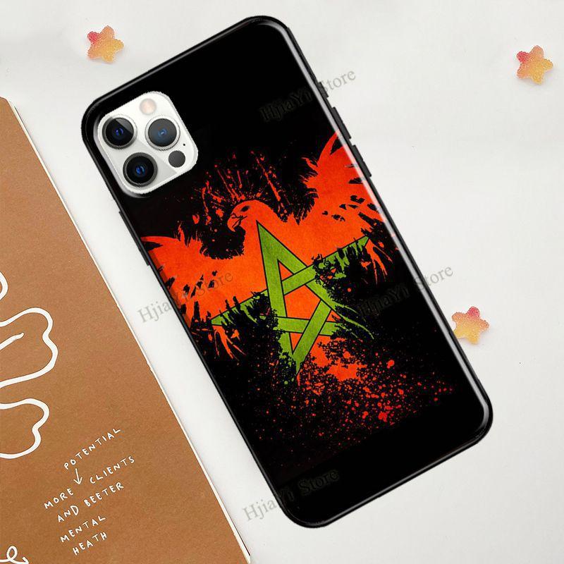 Чехол с флагом Марокко для iPhone 13 Pro Max 12 mini 11 Pro Max 6S 7 8 Plus SE 2020 X XR XS Max, чехол для телефона