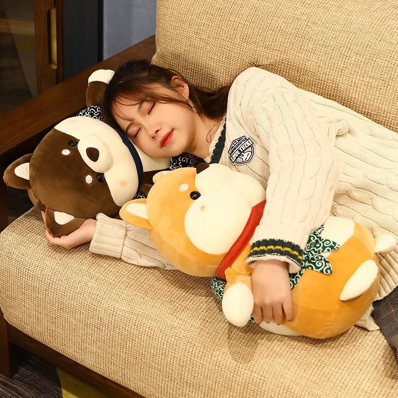 25/35/45 см милая подставка для собак Шиба-ину, плюшевые игрушки, мягкие кавайные животные, мультяшные подушки, куклы, подарок для детей, маленьких детей