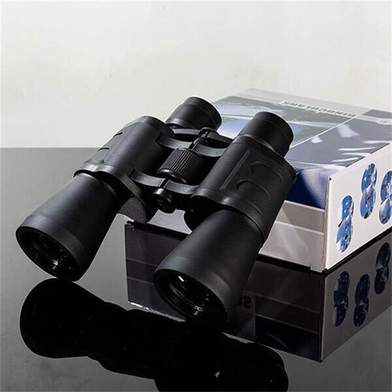 Бинокль 20x50 дальнего действия 30000 м HD телескоп высокой мощности оптические стеклянные линзы при слабом освещении для охоты спортивный прицел