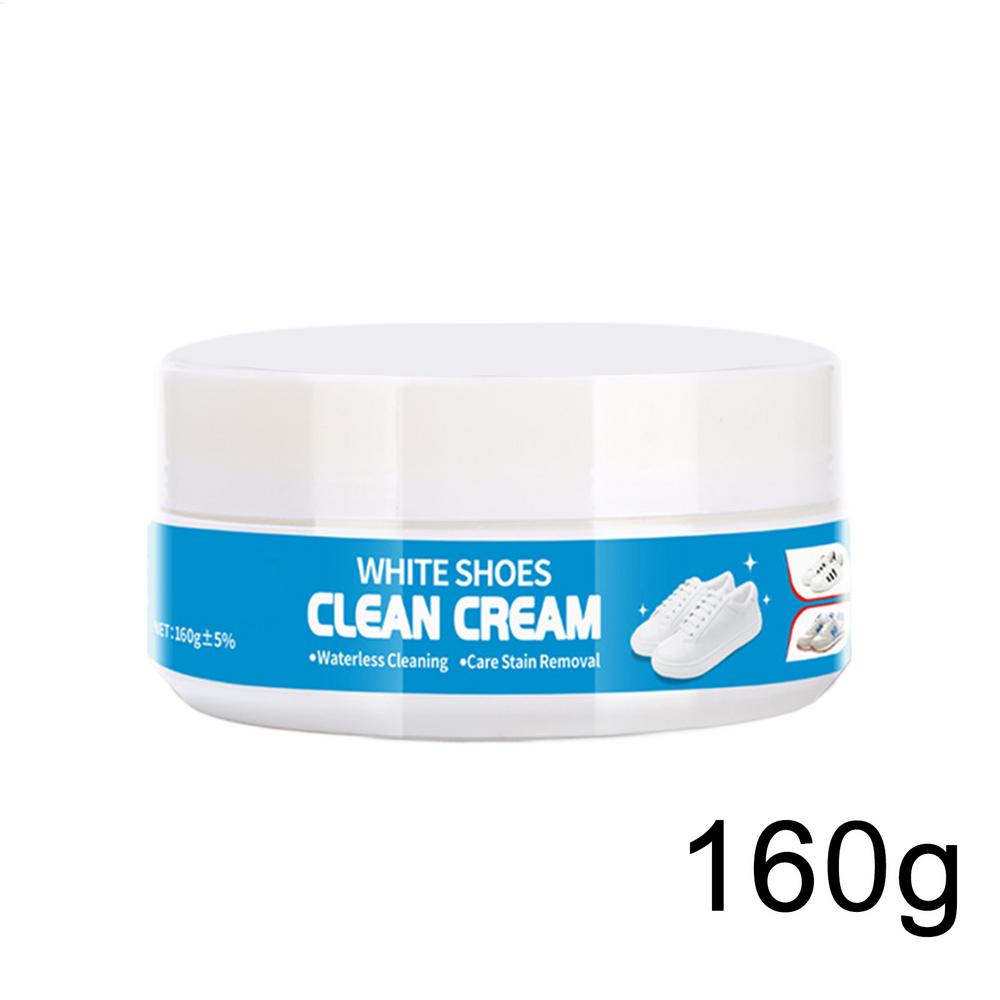 Белый Крем-Очиститель Для Обуви Со Губкой, Удаление Пятен С Холщовой Обуви, Резиновых Подошв, Комплект Для Ухода За Спортивной Обувью Для Помещений и Улицы