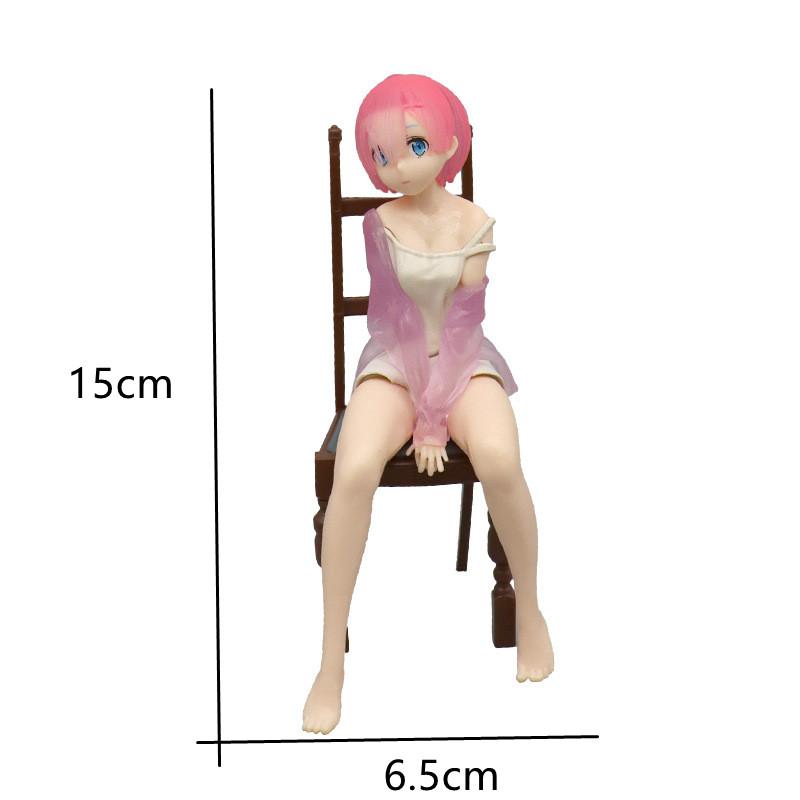 17cm Anime Figure kawaii girl apron maid dress PVC Action Model toy birthday gift
