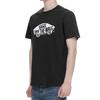 Vans Классическая футболка с коротким рукавом с принтом, топы унисекс, черная VN0A4MM7BLK