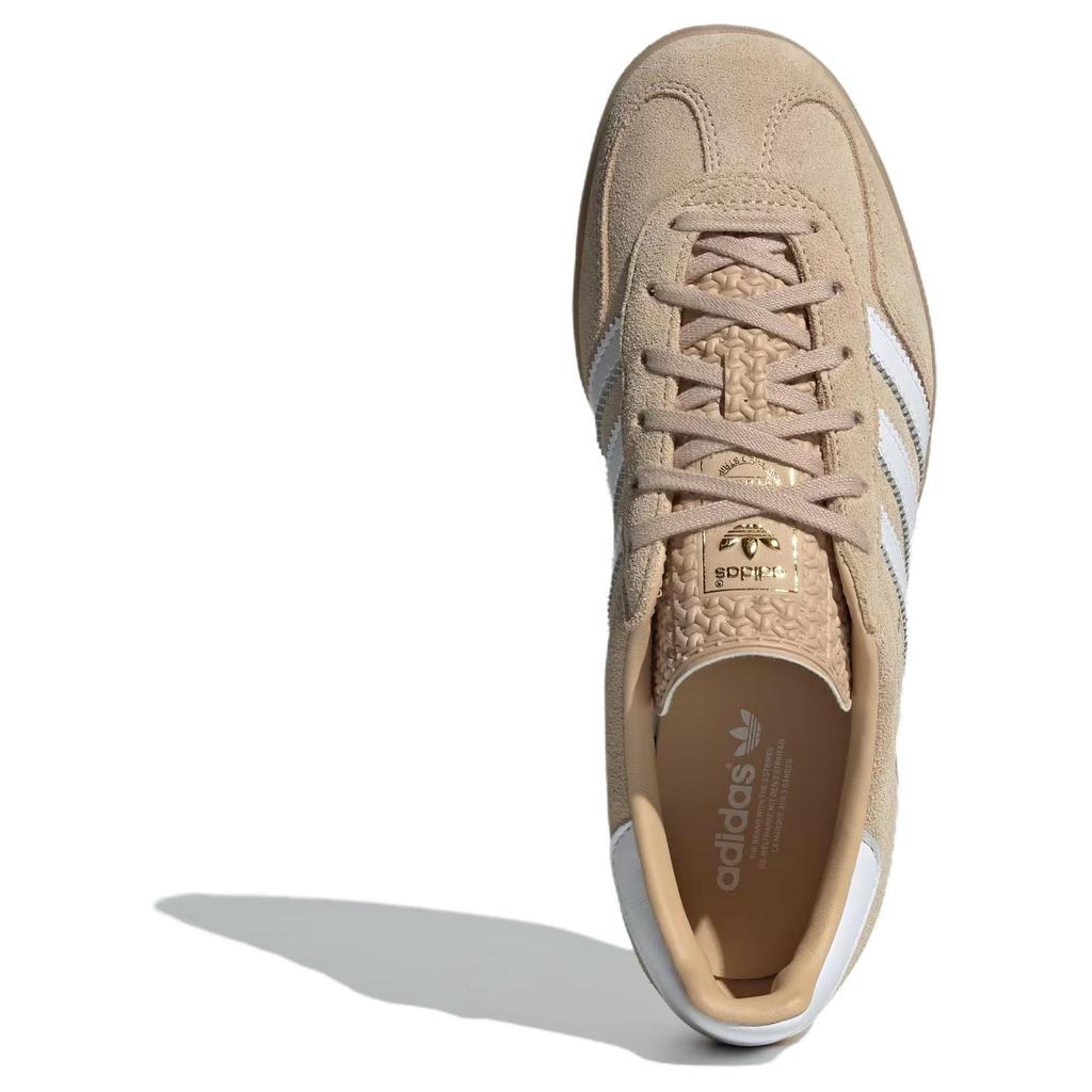 adidas Gazelle Indoor Magic Beige Женские кроссовки Cream Cloud-White Gum IH5482
