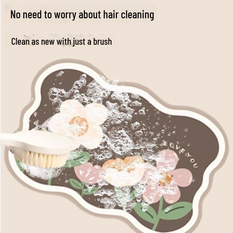 Коврики для кухни Wabi-Sabi Square: Впитывающие, нескользящие, мягкие, износостойкие, простые в уходе коврики из диатомовой грязи