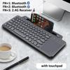 Беспроводная клавиатура Bluetooth-клавиатура Мышь Слот для карты Цифровая клавиатура для Android IOS Настольный ноутбук ПК геймер
