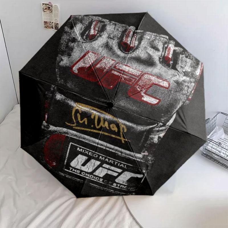UFC, автоматический складной зонт, портативная и складная конструкция, 8 спиц, рождественский или день рождения подарок.