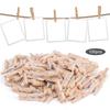 50/100pcs Wooden Clothespin Mini Wooden Clamp Memo Paper Peg for Hanging Pictures Paper DIY Crafts